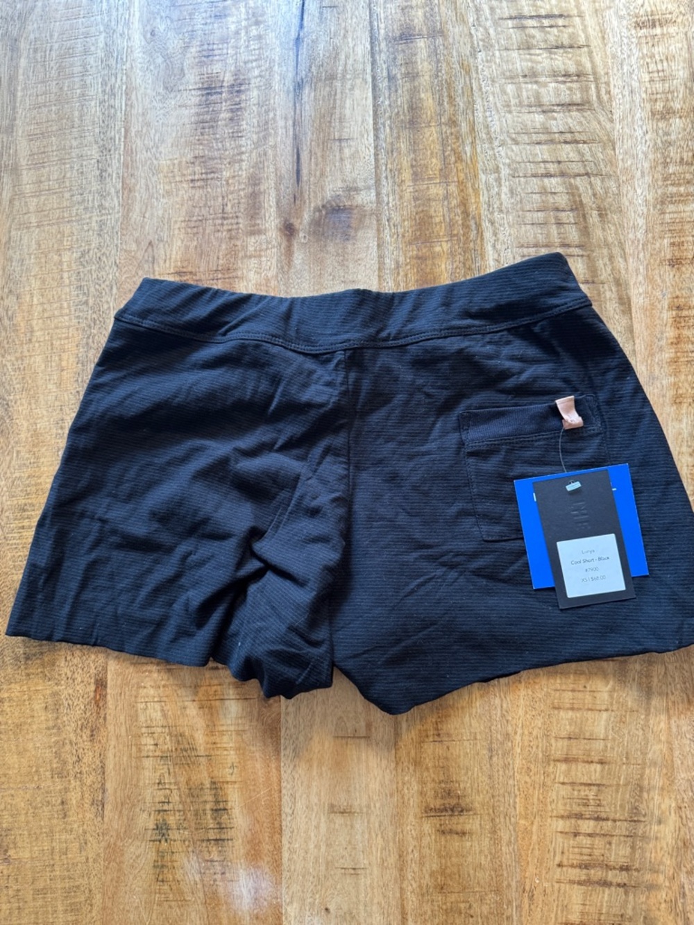 Lunya Cool Shorts Black lounge sleep shorts cotton stretch blend XS NEW NWT - Picture 5 of 7